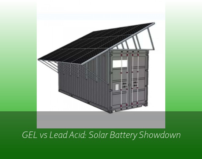 GEL vs Lead Acid: Solar Battery Showdown